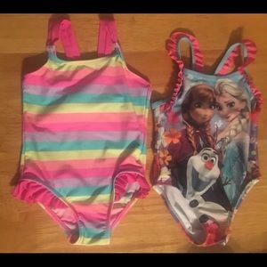 Toddler Girls 2t Swimsuit Lot
